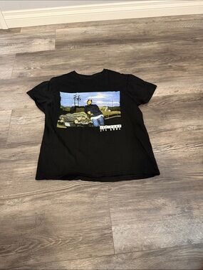 ICE CUBE Black‎ Graphic Tee with Urban Car Scene